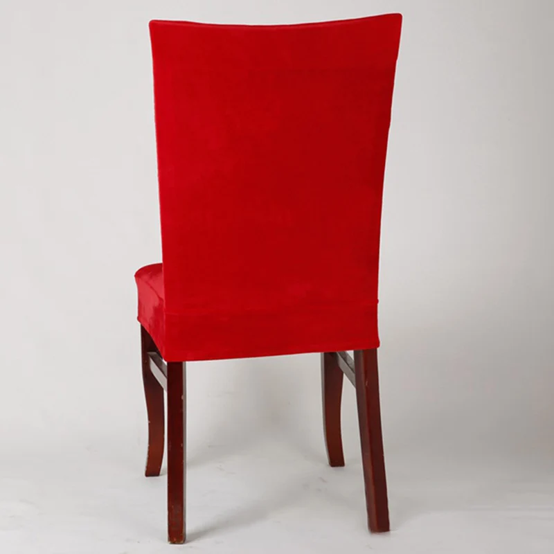 Однотонный чехол для кресла спандекс эластичный стрейч чехлы на стулья для столовой кухни свадебный банкет Hote Householl