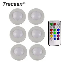 Светодиодная цветная подсветка ночник RGB беспроводной пульт дистанционного управления светильник Домашнее животное Рождество Хэллоуин бар украшение светодиодный