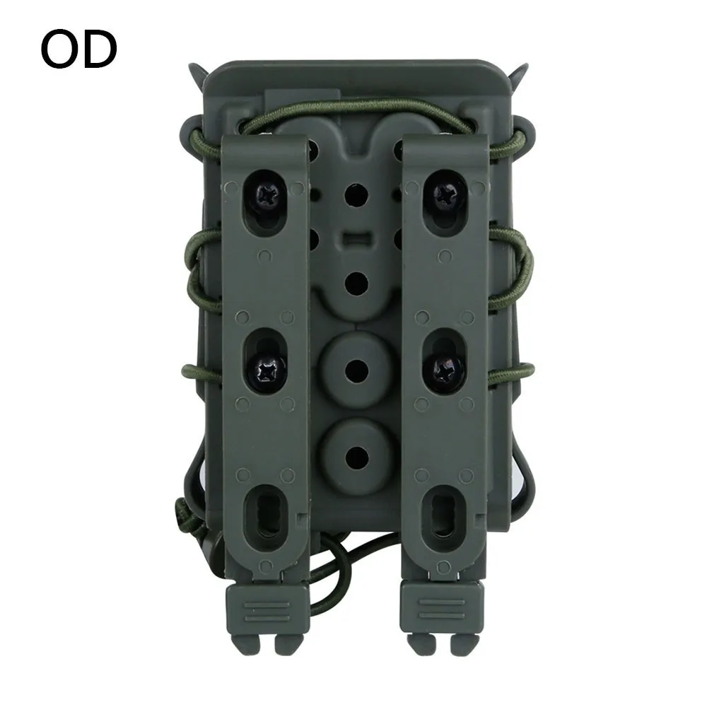 Olive Drab Тактический 5,56 7,62 MOLLE Shock Pop Lock подсумок для подсумок, весовой светильник, аксессуары для охоты, стрельбы, шнур банджи, расклешенный верх из нейлона - Цвет: Olive Drab
