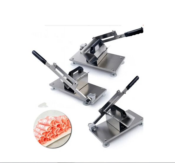 Top All stainless s el Meat Slicing Machine Manual Meat Slicer Cut r