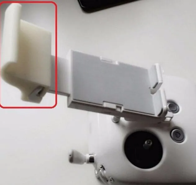 3D Printed DJI Phantom 4/3 Inspire 1 FPV Phone Holder Clip To Extended Monitor Holder Bracket For 10-inch/9.7-inch IPad Tablet PC