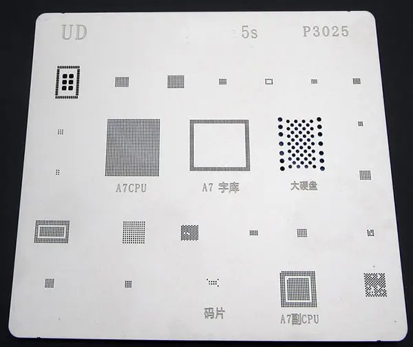 1 шт. микросхема наборы трафаретов для пайки BGA Набор для пайки шаблон iphone 4 4s 5 5C 5S 6 6s 7 Plus, 8, 8 plus, X