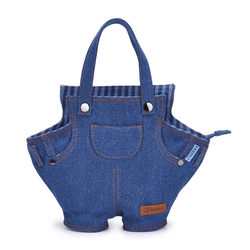 

Fashion Denim Women's Tote Bag Casual Cowboy Top-Handle Bags Canvas Large Capacity Shopping Bags