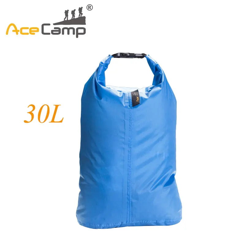 AceCamp нейлоновый сухой мешок легкий Открытый Кемпинг Ленивый рыболовный мешок пляж Водонепроницаемый дрейф сухой мешок - Цвет: BLUE6730-XL