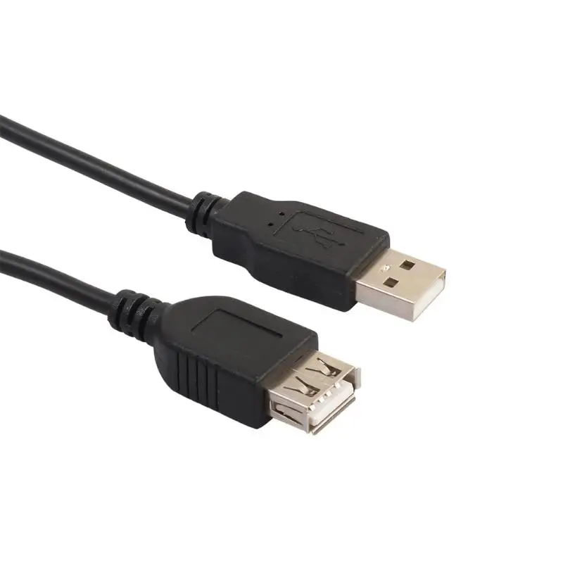 USB с синхронной передачей данных удлинитель Кабель USB2.0 мужчин и женщин удлинитель шнур для компьютера ПК ноутбука