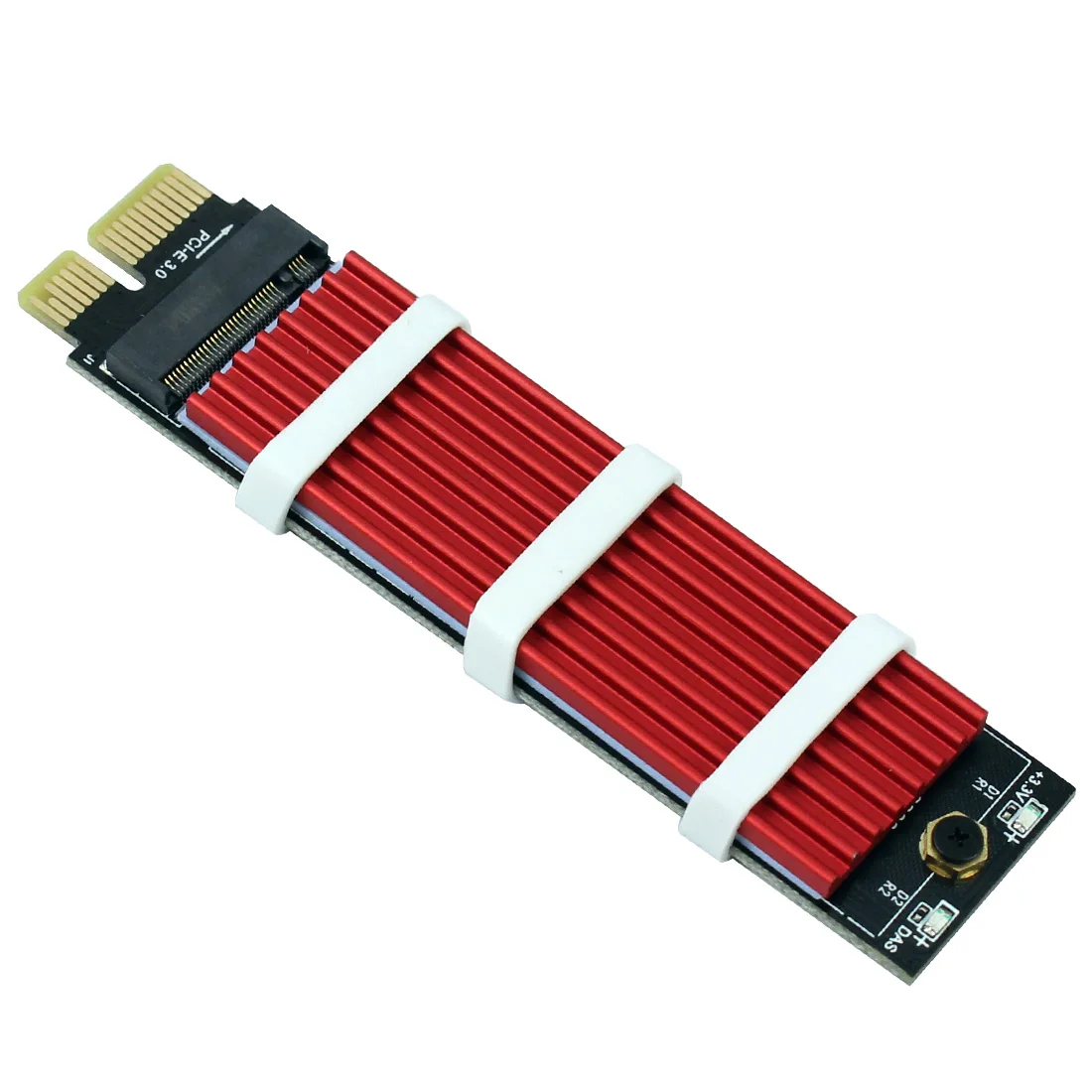 PCI-E PCI Express 3,0X1 M.2 M ключ Интерфейс NVMe SSD PCIE M.2 переходная карта адаптер радиатора SSD 2230 2242 2260 2280 полный Скорость