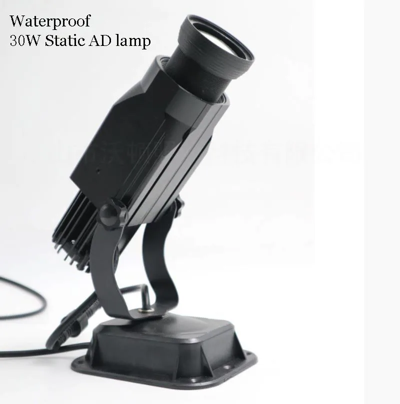 

30W Waterproof Static style advertising projecting lamp,stage lamp,LOGO laser lamp, text pattern free design,freeshipping