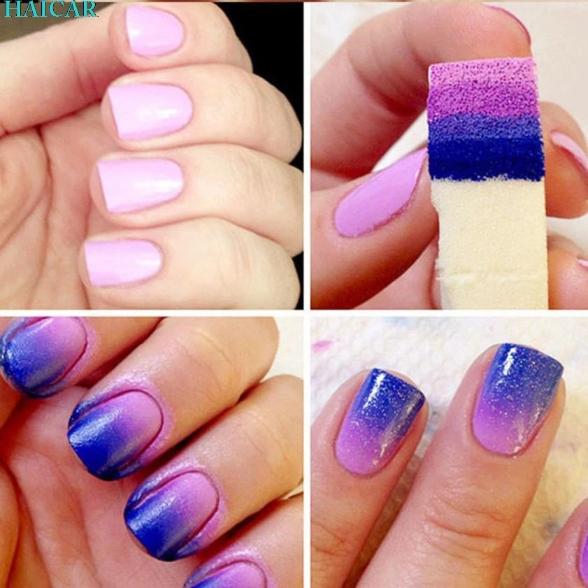 

Nail Sticker 1 Set Nail Art Sponge Gradual Change Stamp Polish Stamping Manicure Tool Levet dropship