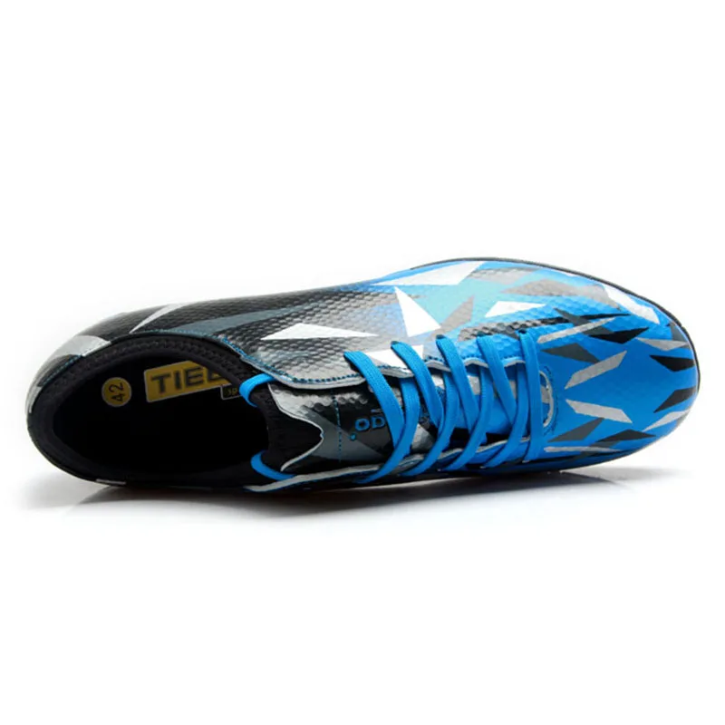 TIEBAO Zapatos de Fútbol Profesional de Los Hombres Entrenamiento Deportivo Al Aire Libre Botas de Fútbol TF Turf Suela Botas De Futbol Zapatillas Tamaño de LA UE 38-45