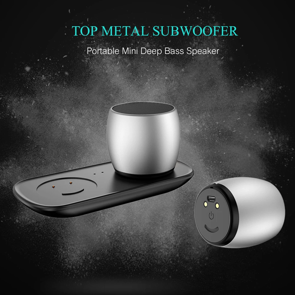 Sardine TWS металлические bluetooth колонки портативная мини колонка 3D стерео компьютер