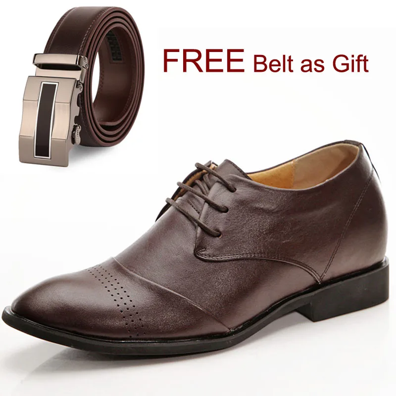 Men Formal Shoes Men Leather Pointed 