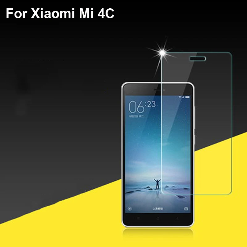Закаленное стекло для Xiaomi Mi 4C защита экрана пленка 4 C Mi4C прочное защитное крышка |