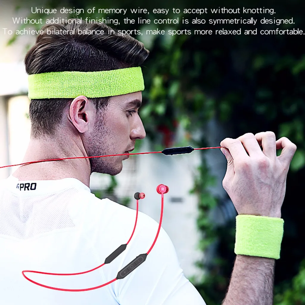 

Unique Design Wireless Bluetooth 5.0 Sport Waterproof Earphone Headset Headphones Earbuds Earphone for iphone Android