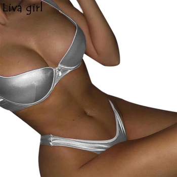 

Liva girl Bikini shone Low Waist Pad Swimsuit Sexy Women Beachwear Suits Brazilian Girls Bathing Swim Female Swimwear Bikini