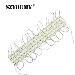 SZYOUMY 5630 SMD СВЕТОДИОДНЫЙ модуль 3 светодиодный s DC12V Водонепроницаемый светодиодный для рекламы доска Дисплей окна холодный белый/теплый