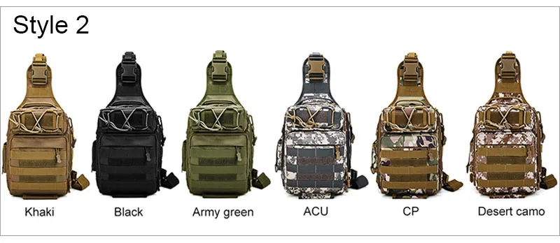 Bolsa de Peito Militar do Exército Cinto Tático Sling Bolsas Mochila Molle Caça Mochilas Ombro Acampamento Pesca Xa663wa 5 Esporte e Lazer