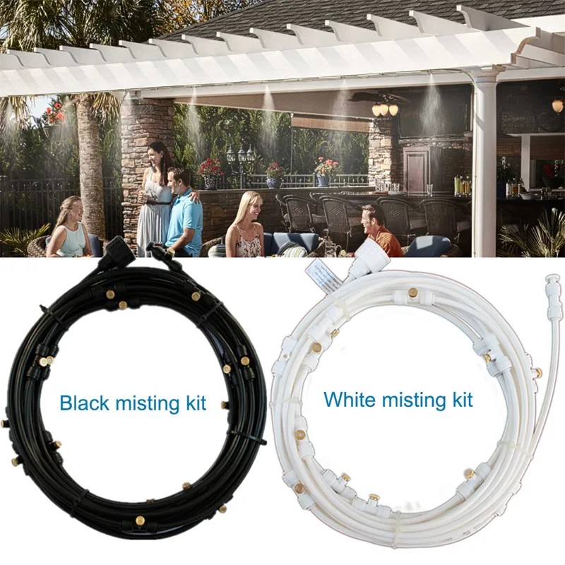 White and black misting kit