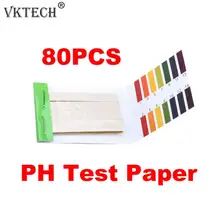 80 Strips PH Test Strip Aquarium Pond Water Testing PH Litmus Paper Full Range Alkaline Acid 1-14 Test Paper Litmus Test