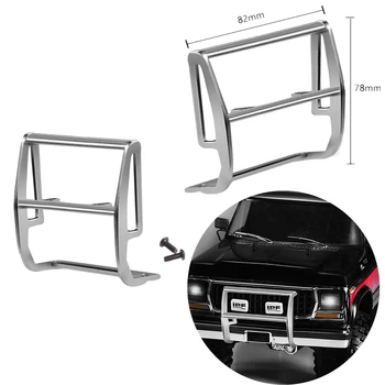 

RC Car Front Metal Bumper With Led Light Mounting Hole ForTRX-4 FORD BRONCO DJC-9118 RC Car Part Front Mental Bumper with Screws