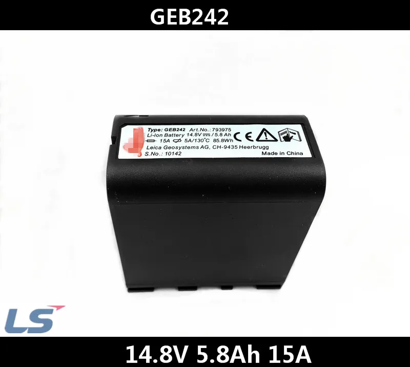 

GEB242 Battery for Leica TM30 TS30 total station 14.8V 6000mAh