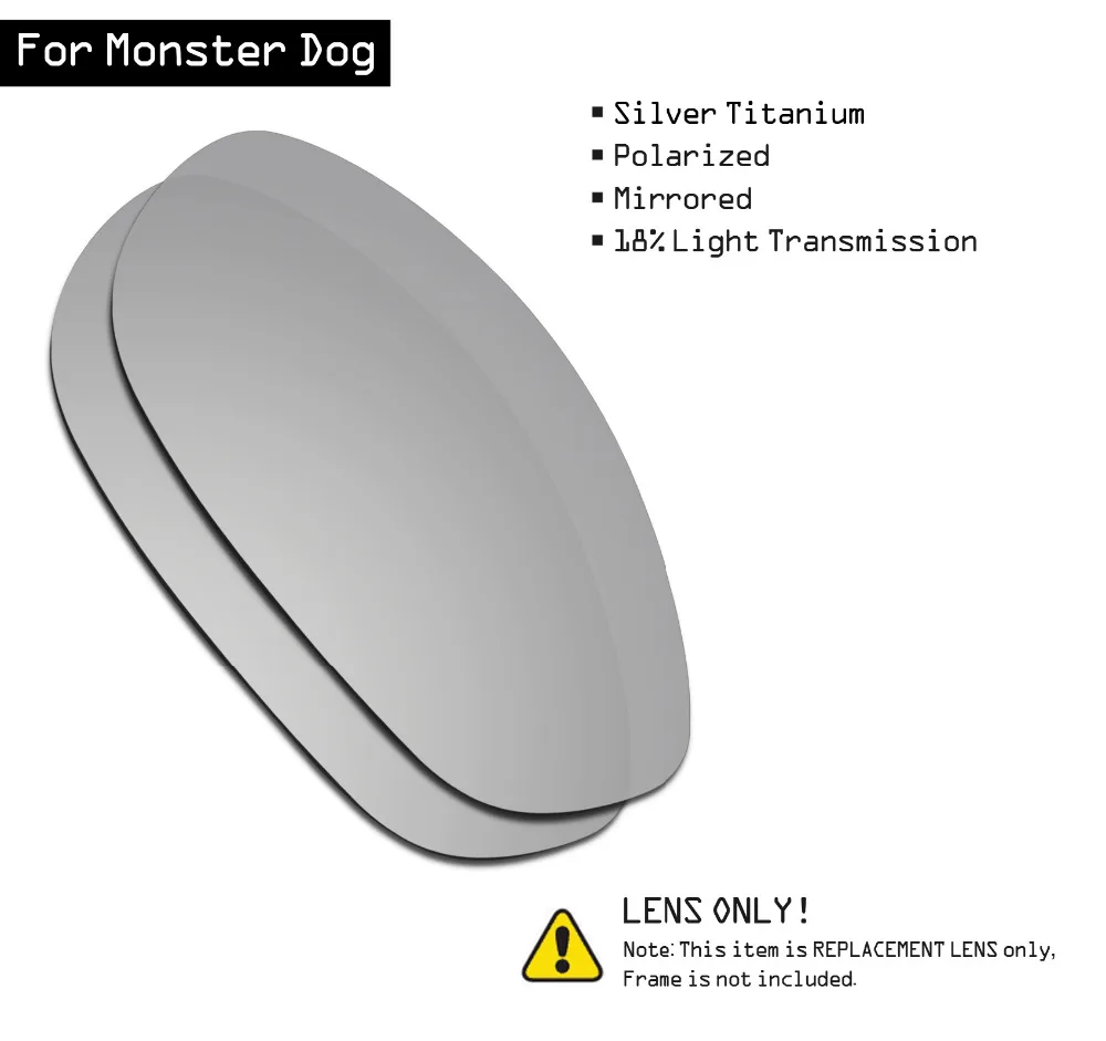 Поляризованные солнцезащитные очки SmartVLT Сменные линзы для Oakley Monster Dog