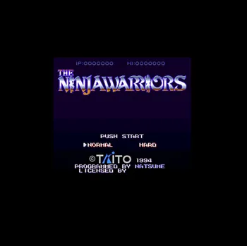 

Ninja Warriors, 16 bit Big Gray Game Card For USA NTSC Game Player