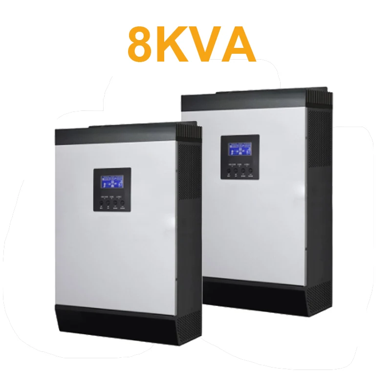 8KVA 8000w DC 48v к AC 220 v/230 параллельный Солнечный MPPT инвертор/AC зарядное устройство/80A солнечное зарядное устройство