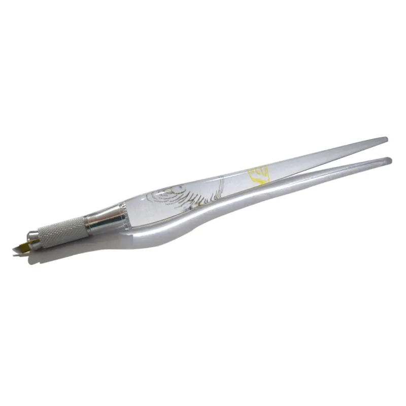 1 piece Aluminum alloy Manual eyebrow permanent makeup pen tattoo machine Microblading Tebori Pen 5