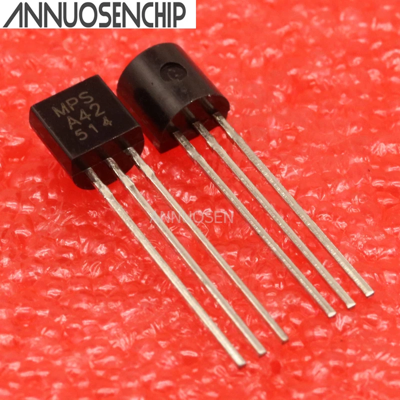 100 unidades de transistor MPSA42, MPSA13, MPSA92, MPSA18, Z0103MA