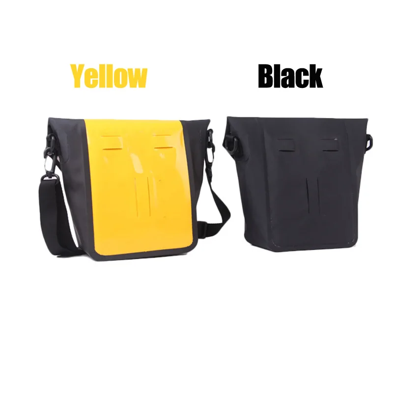 Best For brompton bag Bicycle Handlebar bag Bike handlebar bag basket  folding bike waterproof basket Bicycle handlebar pannier 5