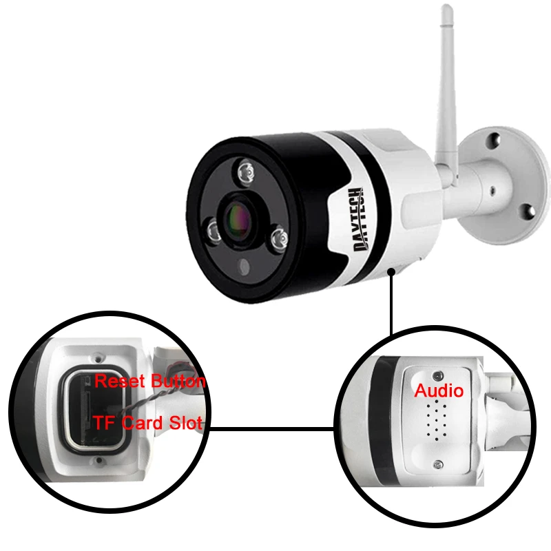 Водостойкая Wi-Fi ip-камера 2MP 1080 P сигнализация обнаружения движения 20 м ночного видения Full HD беспроводная камера безопасности двухсторонняя