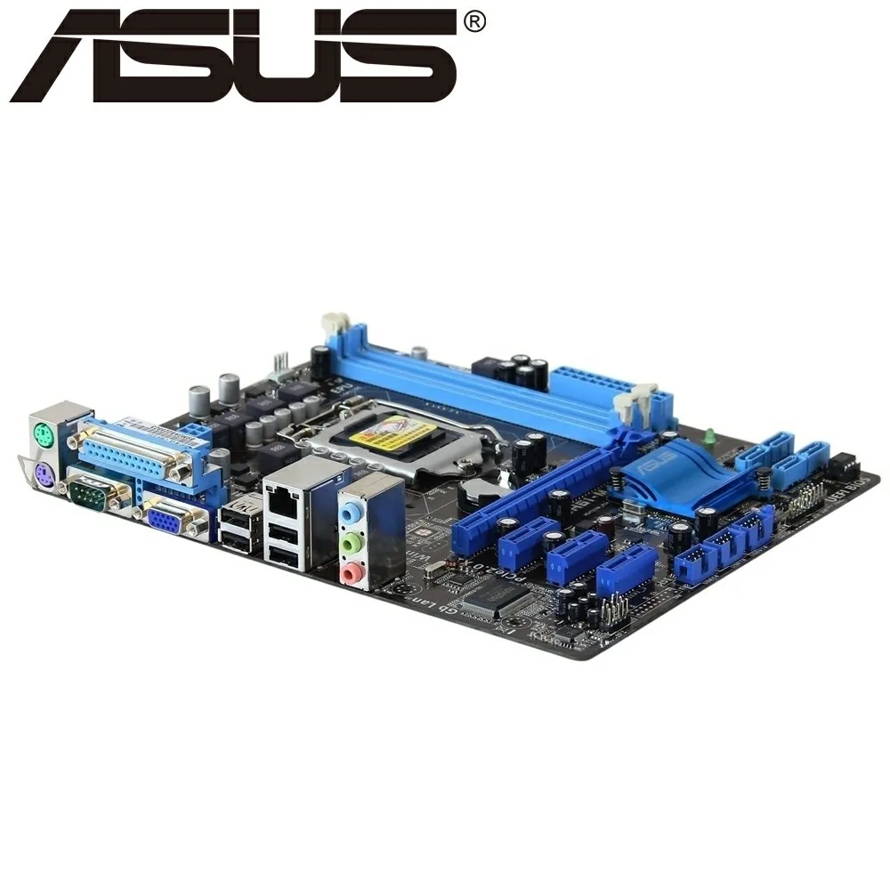 Asus P8H61-M LX настольная материнская плата H61 Socket LGA 1155 i3 i5 i7 DDR3 16G uATX UEFI биос оригинальная б/у материнская плата в продаже