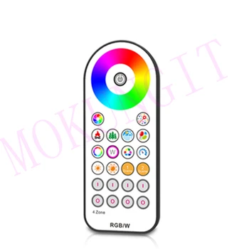 

4 Zones 2.4G RGB/RGBW Remote Control R22 4 Channel RGB/RGBW Remote Controller Touch Color Ring Wireless Dimmer Remote Controller