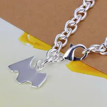 H271 посеребренный браслет, посеребренные ювелирные изделия собака бирки широкий браслет/aheaiyla btoakkva