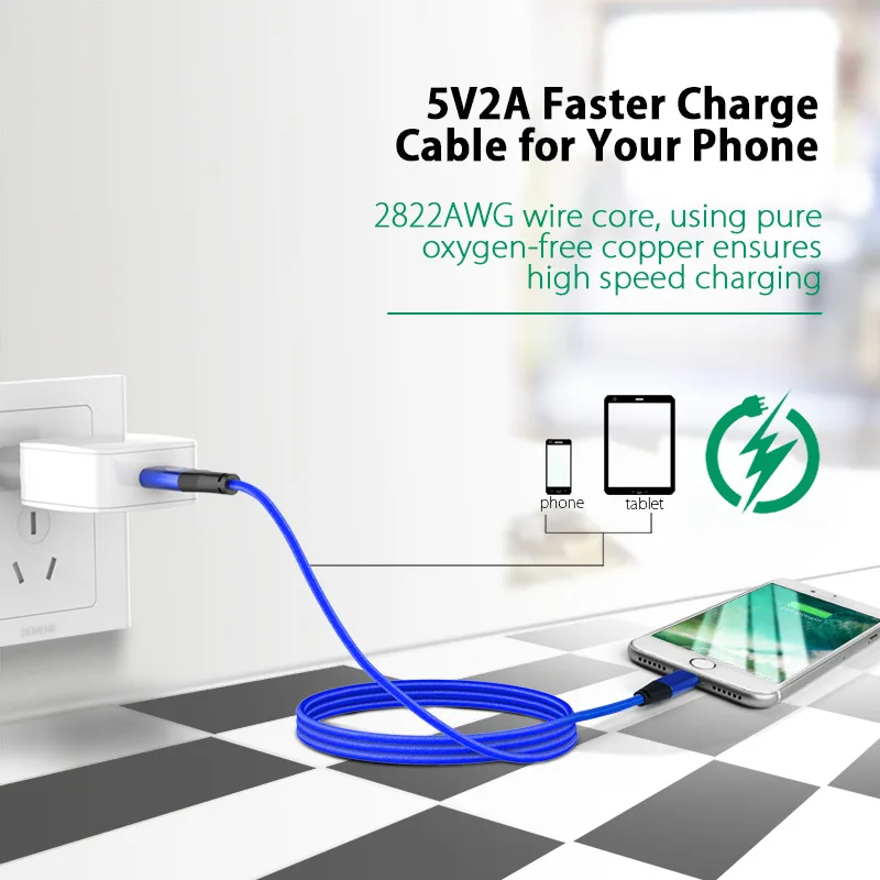 Artisome USB Cable For iPhone XS MAX Fast Charging Cable For iPhone X 8 7 6 s 2A USB Charging Data Cable Mobile Phone Cables     (12)