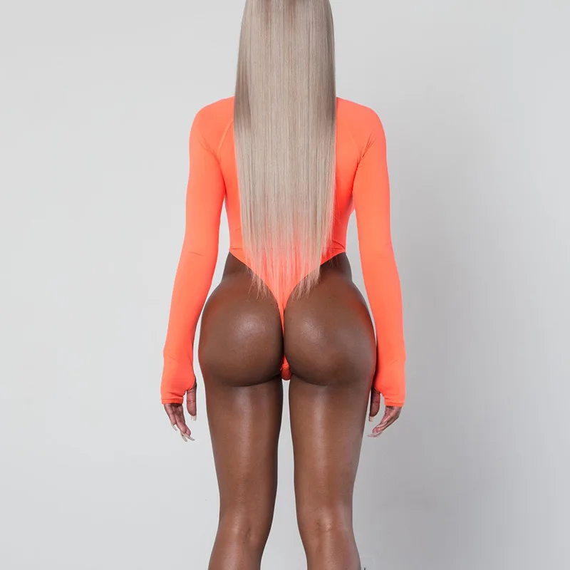 Snap buttons fall 2018 overalls for women jumpsuit sexy knitted bodycon romper  turtleneck bodysuit long sleeve overalls