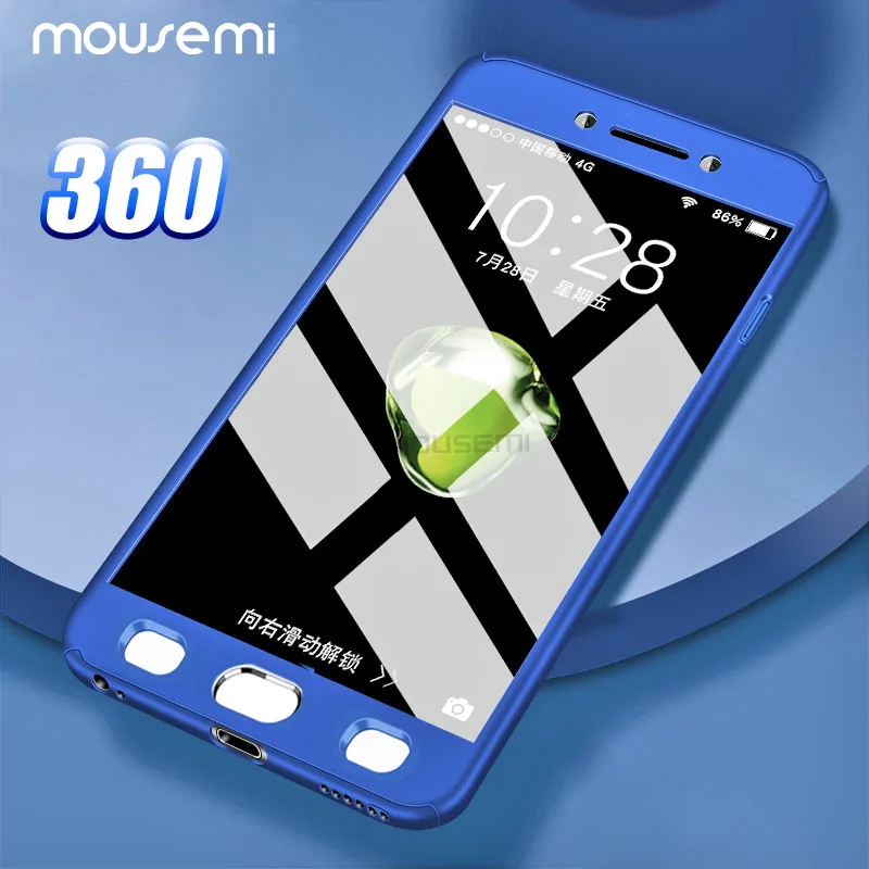 MOUSEMI Hard Case For Huawei P8 P9 Lite 2016 2017 P10 Plus 360 Full Cover Protect Glass P20 Pro Phone Cases |
