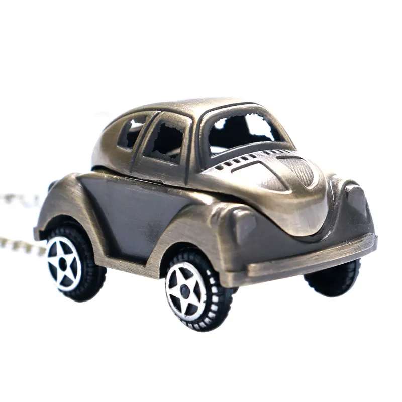 

Small Size Car Shape Antique Quartz Pocket Watch Cute Clock for Boy Children Kid Watches Christmas Gift P577