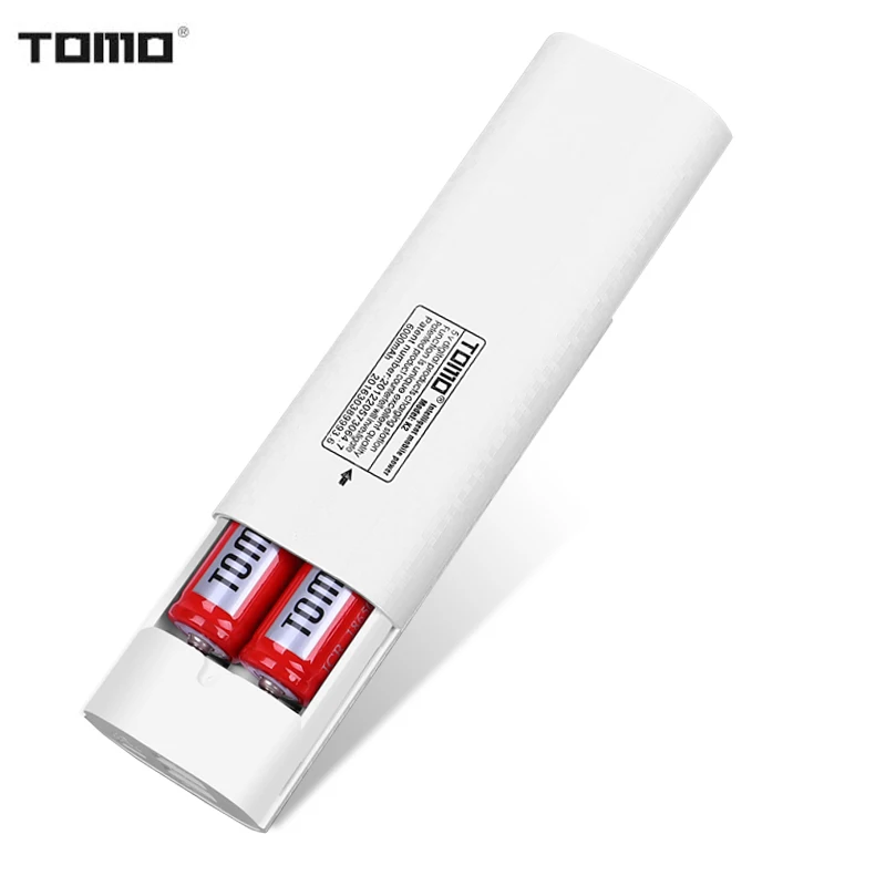 TOMO Smart power charger фонарик Функция power Bank чехол 2x18650 зарядное устройство портативное зарядное устройство для телефона зарядное устройство