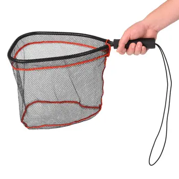 

Fishing Net Landing Net Aluminum Landing Net Catch and Release Net Fish Saver Nylon Mesh for Fly Trout Kayak Boating Fishing