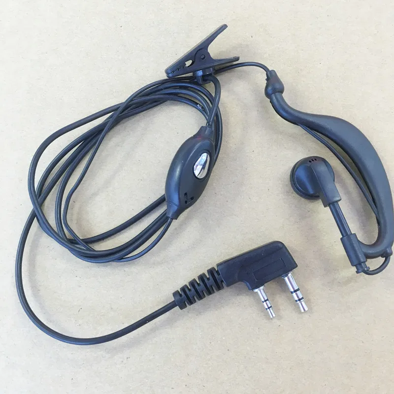 

K plug 2pins earpiece headphone for kenwood baofeng bf-uv5r,bf888s,quansheng tyt,puxing,weierwei walkie talki