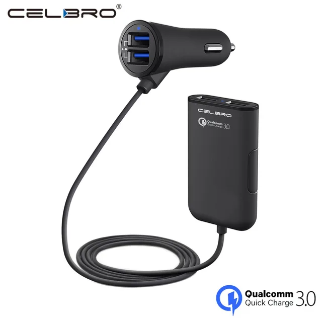 4 Port Usb Car Charger Quick Charge 3 0 Multiple Hub 4 Port Usb Car Charger Quick Charge 3 0 Multiple Hub For Mobile Phone Lg Qc3 Rear Back Seat Fast