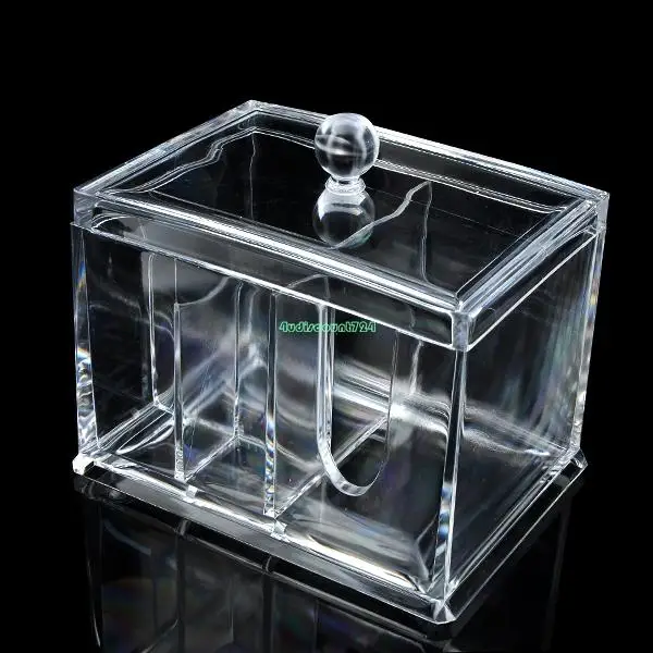 

Clear Makeup Lipstick Cotton Pad Cosmetic Display Storage Rack Holder Organiser EQC363 acrylic makeup organizer