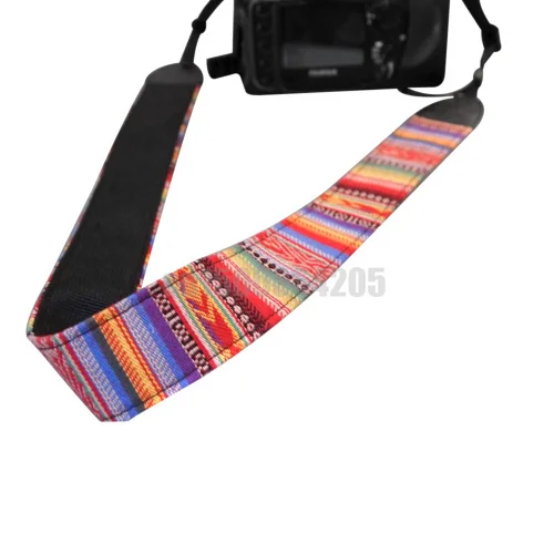 204 Винтажный стиль холщовая камера плечевой шейный ремень для Nik& n Can& n S& ny DSLR камеры