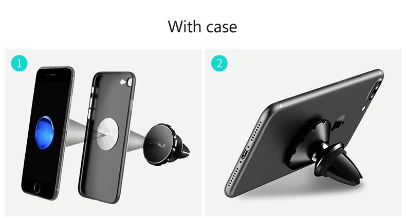 Cafele магнитный автомобильный держатель для телефона для iPhone huawei, подставка для крепления на вентиляционное отверстие, универсальный держатель для мобильного телефона для Xiaomi M9 samsung S10