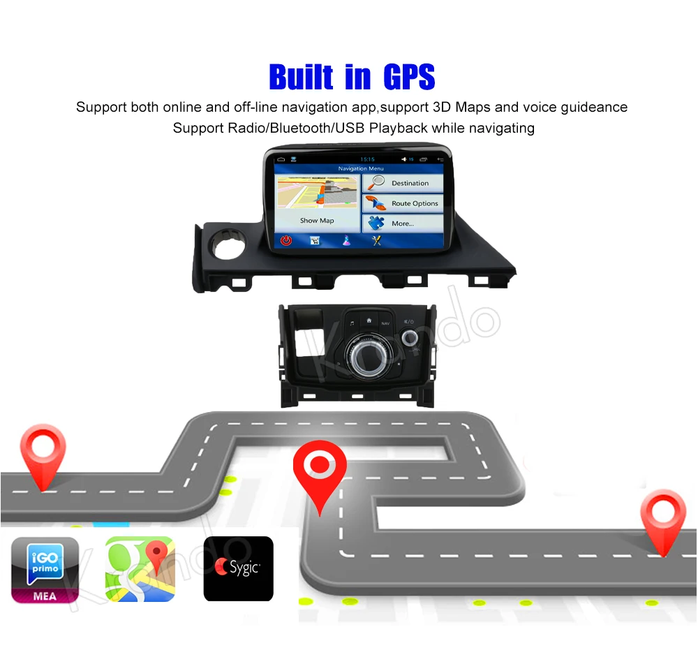 Clearance Krando Android 8.1 9" IPS Full touch big screen car multimedia player for MAZDA 6 ATENZA GPS navigation system radio wifi BT 6 Clearance Krando Android 8.1 9" IPS Full touch big screen car multimedia player for MAZDA 6 ATENZA GPS navigation system radio wifi BT 6