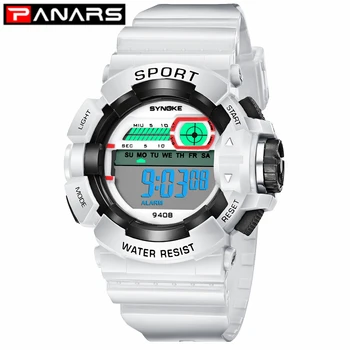 

PANARS New Arrival Colorful Waterproof Children Sports Watch Boys Digital LED Alarm Date Digital Multi-function Watches