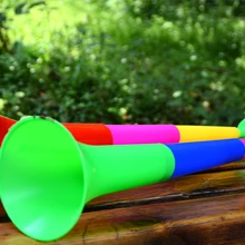 Большие три пластиковые трубы футбольные фанаты рога бар игровые реквизиты детские игрушки развивающие для детей от 3-х лет