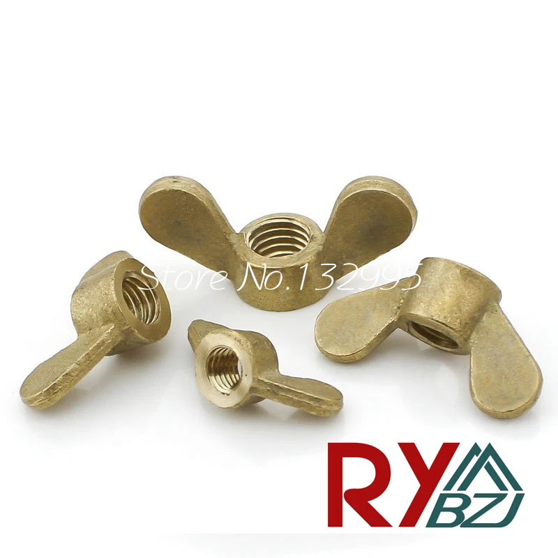 Латунная гайка M4 M5 M6 M8 M10 M12 ручная Поворотная бабочка|wing nuts m4|butterfly nutwing nut |