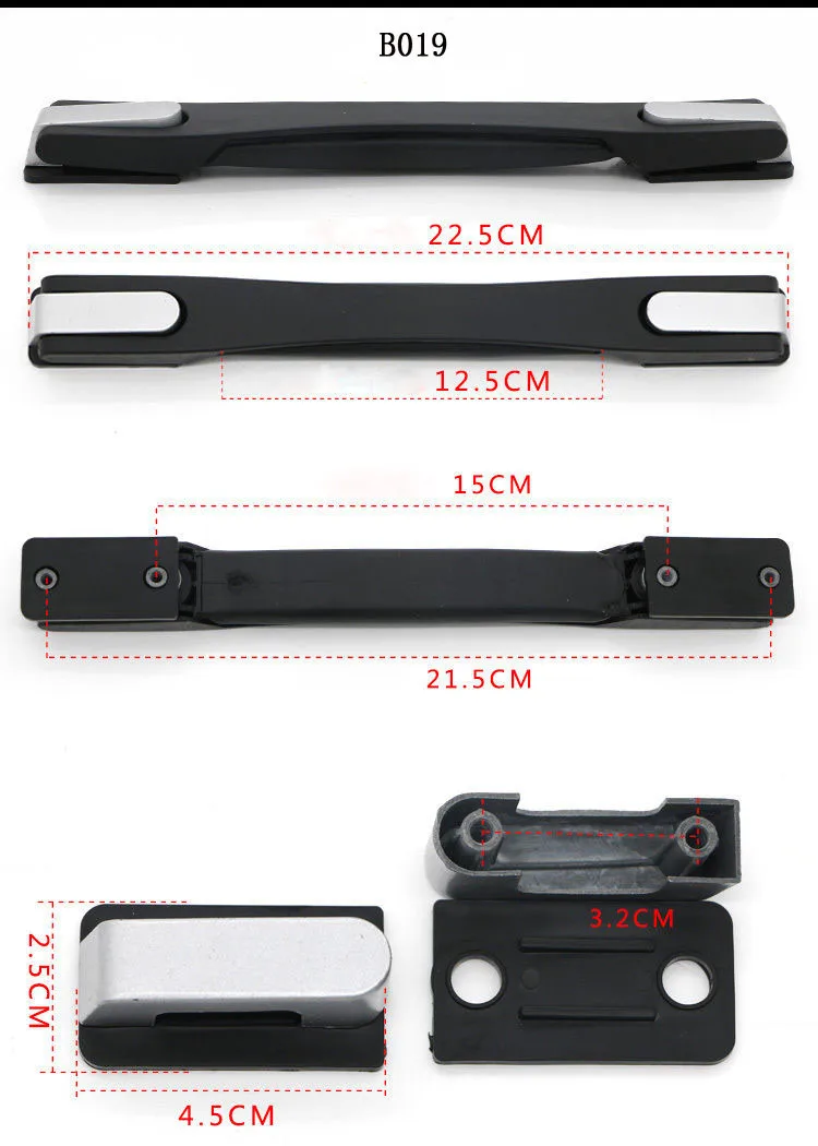 Сменный чемодан, ручка для багажа, запасная фиксация, держатели, тяга, ремень для переноски, тележка, аксессуары для ремонта, универсальный Телескопический ручной